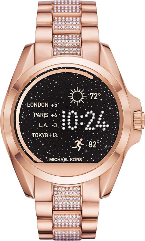 reloj michael kors de mujer digital|Michael Kors black watch ladies.